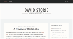 Desktop Screenshot of davidstorie.ca